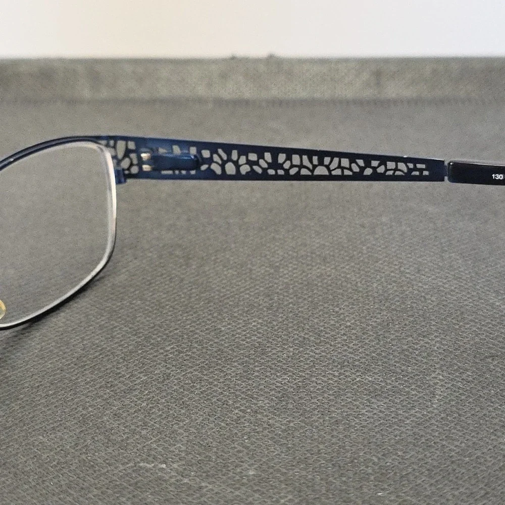 Saks Fifth Avenue Glasses Frame Blue Women's Saks‎ 202
